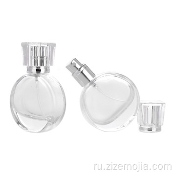 Пустые флаконы из прозрачного стекла для парфюмерии с индивидуальным логотипом